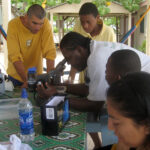 NMSU students conduct field research during a study abroad trip to Belize (submitted photo)