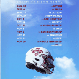 2025 NMSU Football Schedule