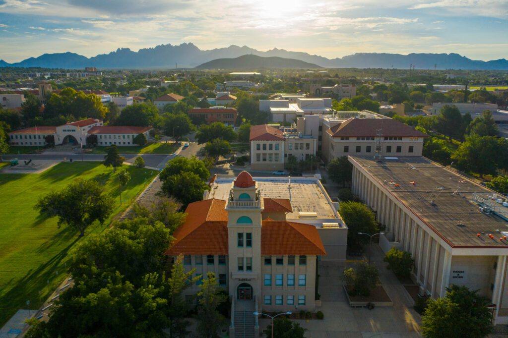 Goddard Hall aerial shot