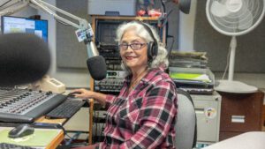 Emily Guerra, host, KRWG-FM's Fiesta!