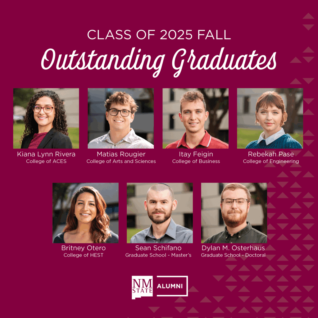 NMSU Alumni Fall 2025 Outstanding Graduates
